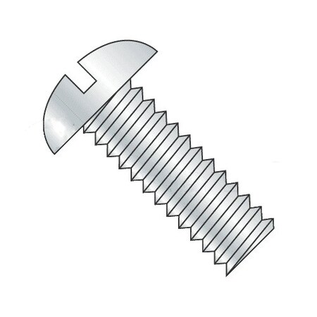 Newport Fasteners 5/16"-18 x 4 in Slotted Round Machine Screw, Zinc Plated Steel, 500 PK 595808-500